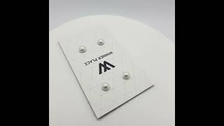 자석귀찌 화이트진주  #럭셔리 #ring #귀보석 #남자악세서리 #링귀찌 #jewelry #링귀찌 #logo #귀걸이 #earrings #변색없음