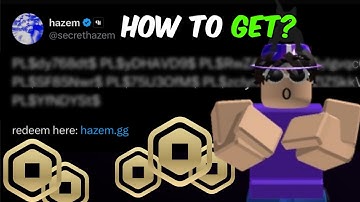 How to Redeem a HAZEM CODE! (Pls donate)