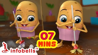 सफ़ाई करो सफ़ाई करो - Clean up Song | Hindi Rhymes for Children | Infobells