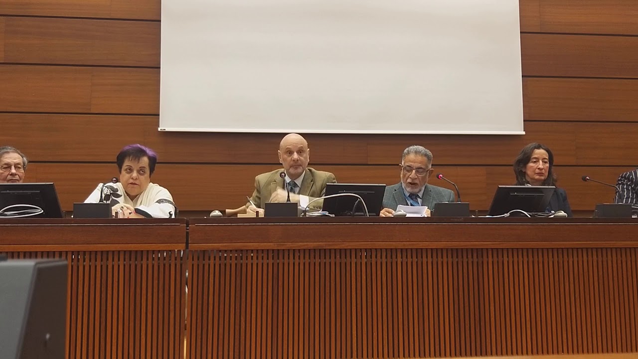 Prof Nazir Prof. Nazir A Shawl at Kashmir Human Rights session at Geneva 26 Feb ...