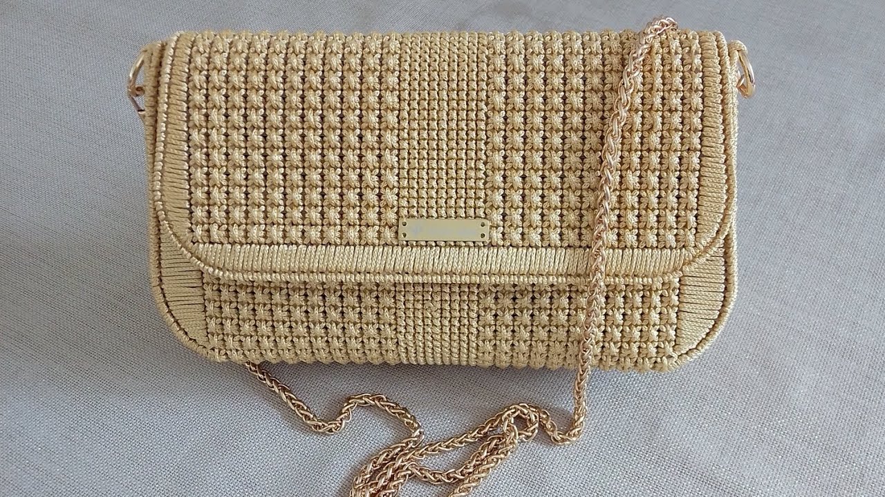 POLYESTER MAKROME İPTEN ÇİFT İĞNE MODEL  ŞIK KANVAS ÇANTA YAPIMI