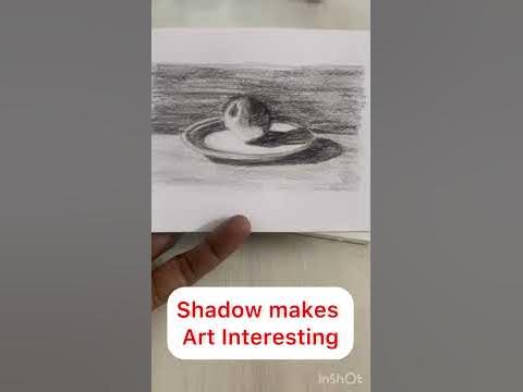 Basic charcoal pencil shading - YouTube