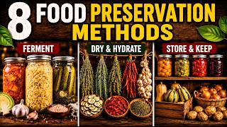 8 ANCIENT FOOD PRESERVATION METHODS THAT COST ZERO — Never Let Your Harvest Rot Again