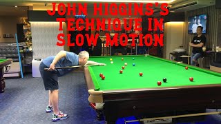 John Higgins's Technique In Slow Motion - Snooker