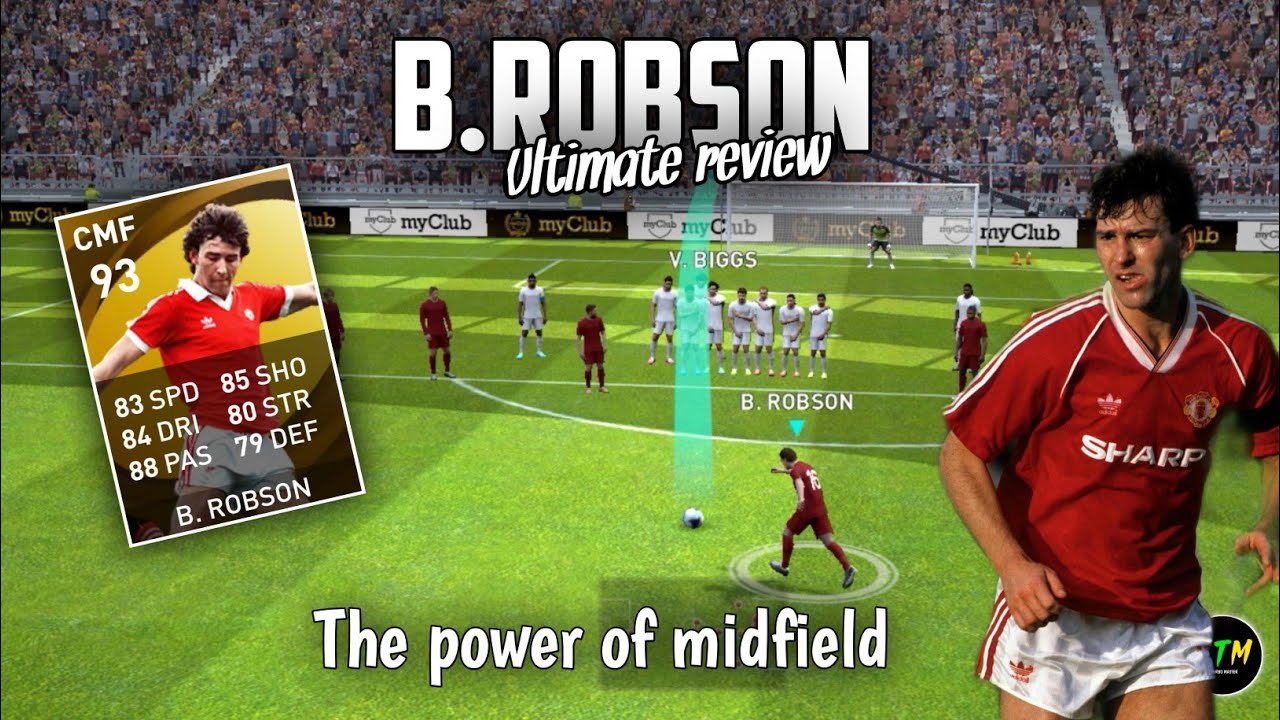 93 Rated legend Robson Ultimate review | Best hole player in Pes 2021