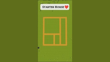 Starter House Tutorial ⚒️ #minecraft #shorts