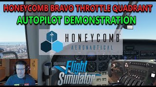 Honeycomb Bravo Throttle Quadrant Autopilot Operation - MSFS - FSDreamTeam (KEYW) + LatinVFR (KMIA)