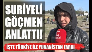 Sınırı Geçen Göçmen, Yunanistan Polisinin Yaptıklarını Anlattı.