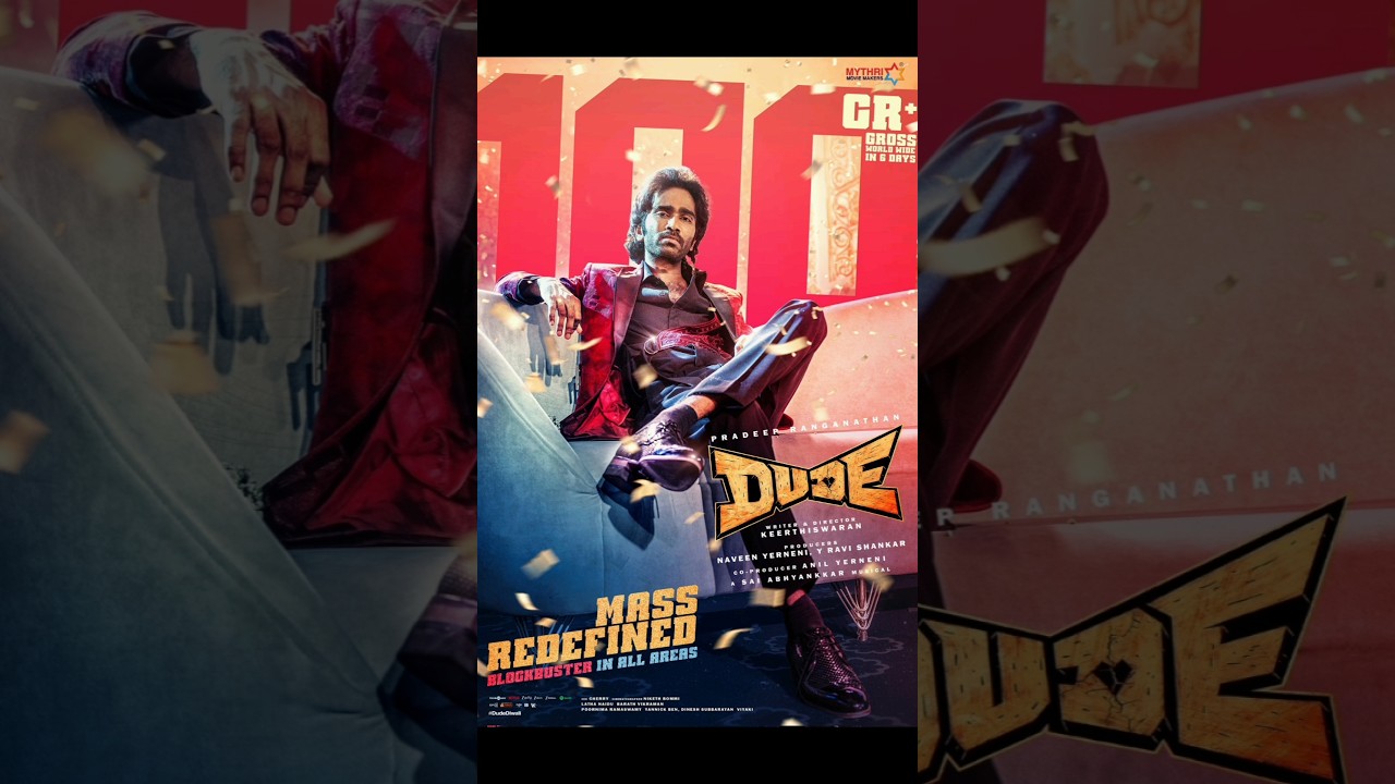 DUDE Smashes 100 Crores at Box Office | Pradeep Ranganathan Scores Hat-Trick Blockbuster
