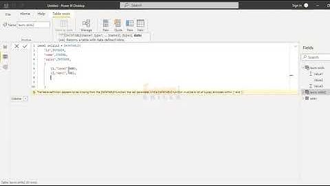 Creating a Table in Power BI Telugu | Power BI Telugu