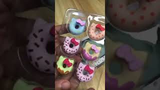 Cute Mini Donuts UNBOXING ASMR #shorts #asmr #unboxing #donuts #viral #viralshorts #satisfying #fyp