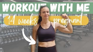 Pregnancy workout routine 💪| full body with weights 🏋️♀️