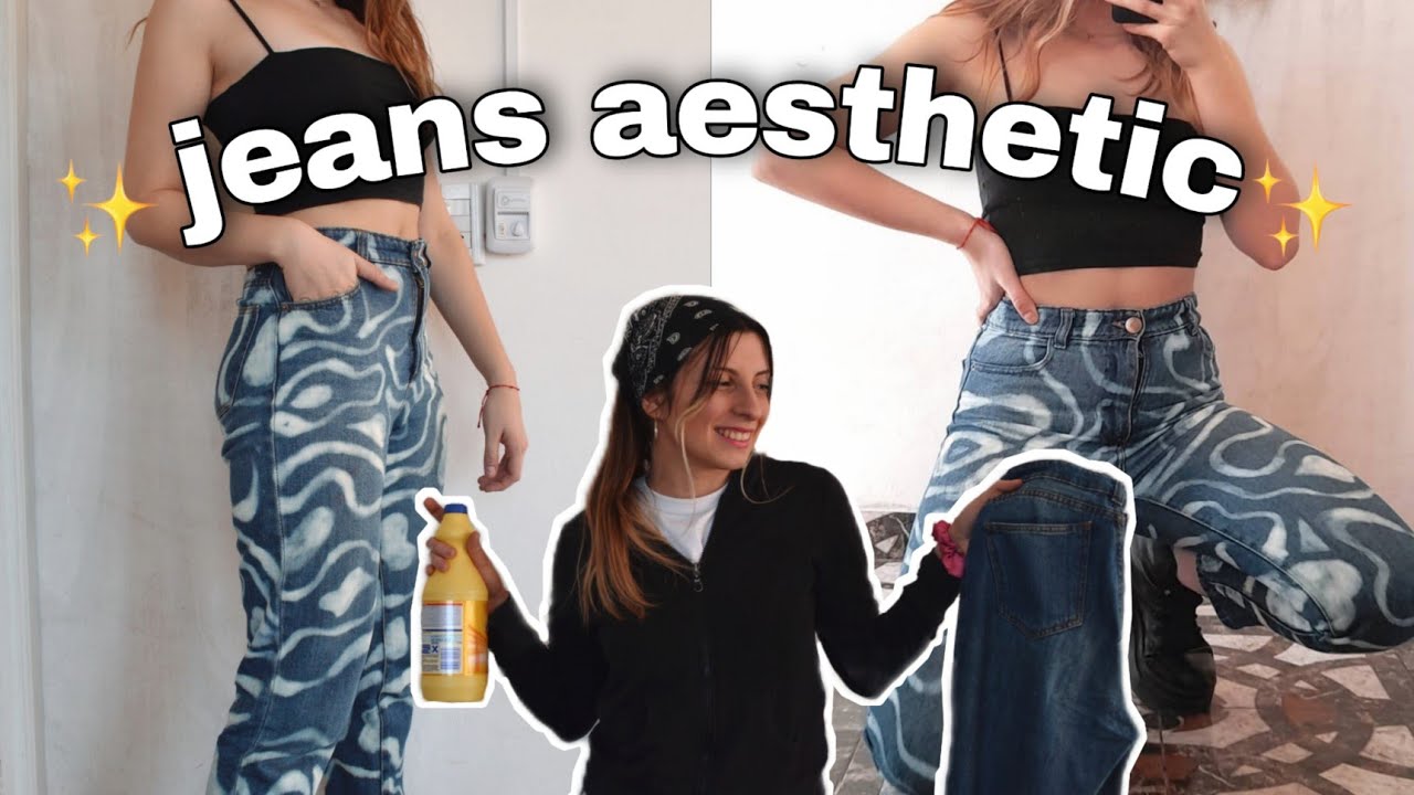 Transformando jeans viejos en 💫JEANS AESTHETIC💫