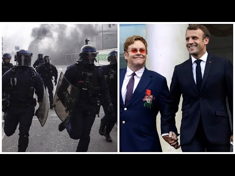 France Is Falling As Macron Dances At Elton John’s Concert