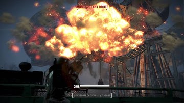 Fallout 4 (Super Mutant Vs Mini Nuke)
