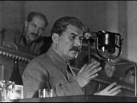 Stalin Speech About The Beginning Of The Cold War.