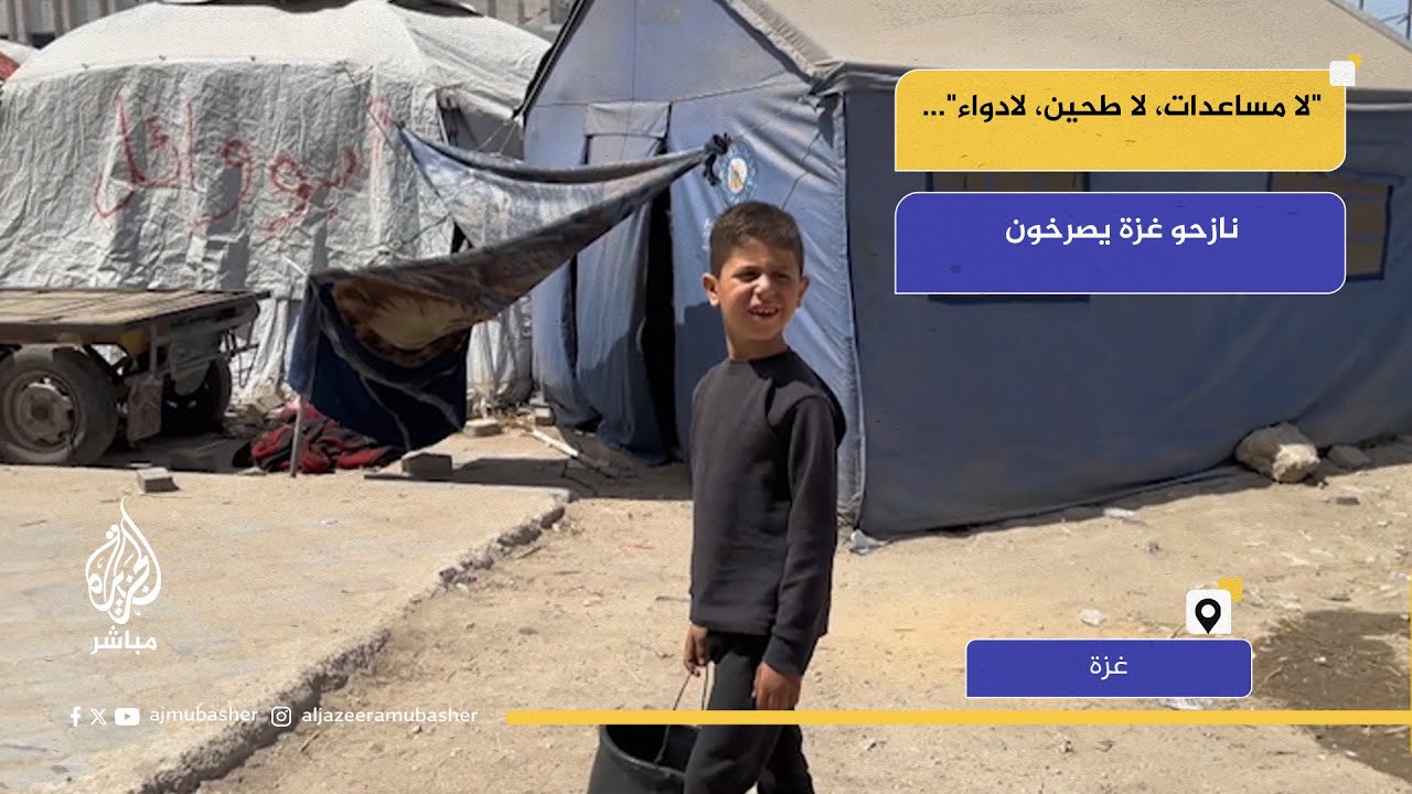 "لا مساعدات، لا طحين، لا دواء"... نازحو غزة يصرخون من تحت الحصار | مجاعة وموت ببطء
