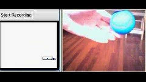 NXTCam Tracking a Ball, With Real Time Video