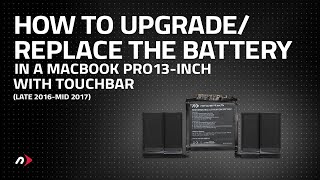 How to Upgrade/Replace the Battery in a MacBook Pro 13-inch (late 2016 - mid 2017 Touch Bar) screenshot 4