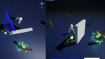 Shooting a target behind an obstacle in Unity 3D using Raycast to ensure a clear shot