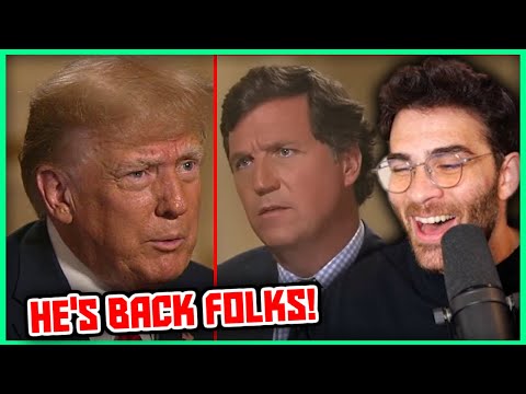 Thumbnail for Trump Vows Conviction Won''t Stop Him in 2024 | Hasanabi Reacts to Tucker Carlson