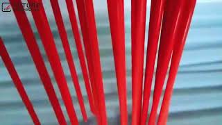 Reflective Tape Fiberglass Plow Stakes Driveway Marker Post