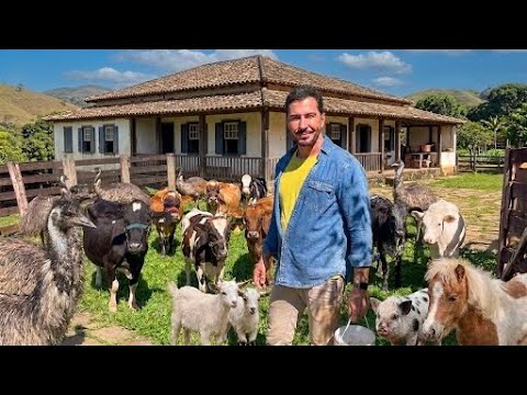 HE TRANSFORMED HIS FARM INTO A PARADISE FULL OF MINI ANIMALS