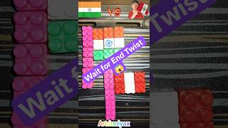 India 🇮🇳 vs Peru 🇵🇪 Flag Challenge 😱 #shorts #art #youtubeshorts 🔥
