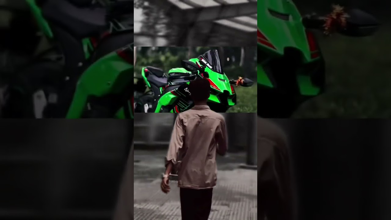 kawasaki ZX10r memory flesh back edit 😘 normal video to convert crazy edit #ZX10r #edit