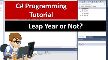 Find Leap year   Console and Form Solutions C Sharp Programming