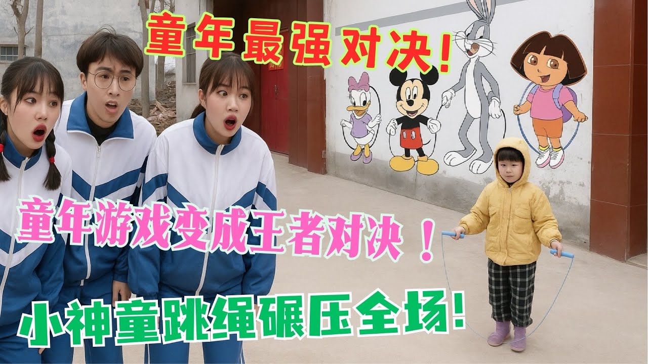 童年最强对决！谁能想到？ 小神童跳绳碾压全场！