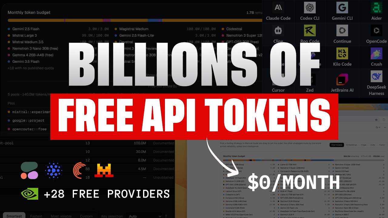 Billions of Free LLM Tokens Are Now Up for Grabs (FreeLLMAPI)