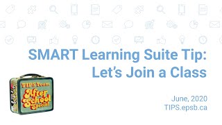 SMART Learning Suite - Join a Class