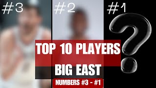 Top 10 Big East Players 2025 - 2026 Season