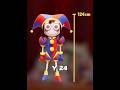 Cuanto mide cada personaje de amazing digital circus #amazingdigitalcircus #pomni #caine #fnaf