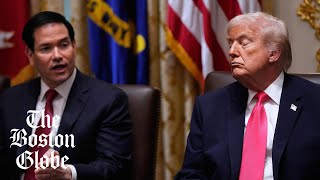 Trump appears sleepy during meeting and says he doesn't want Somalis in the country