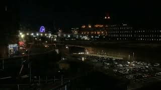 Edinburgh Waverley Station Sunset Evening Timelapse