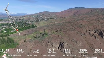 Phantom 3 PRO DashWare video