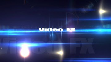 After effects / Optical Flares intro