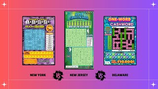Battle of the Crosswords! $5 New York, New Jersey, and Delaware scratch off lottery tickets screenshot 5