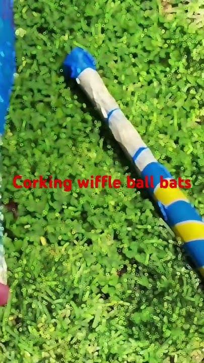 How To Cork A Wiffle Ball Bat Corking wiffle ball bats #wiffleball #bats - YouTube