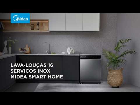 Conheça a Lava-Louças 16 Serviços Midea SmartHome