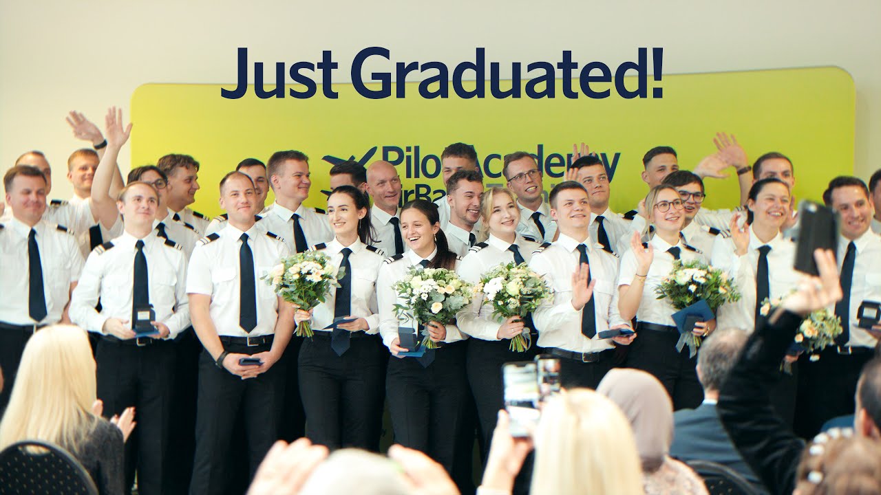 Largest-ever airBaltic Pilot Academy Graduation - YouTube