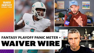 Fantasy Playoff Panic Meter + Week 13 injury fallout + Waiver Wire pickups