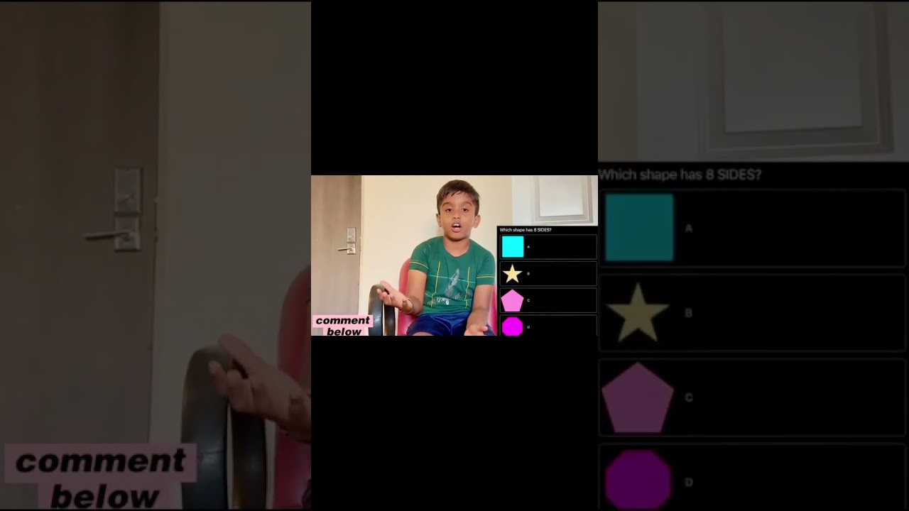 Which Shape Has 8 Sides??? Comment Section Below 👇