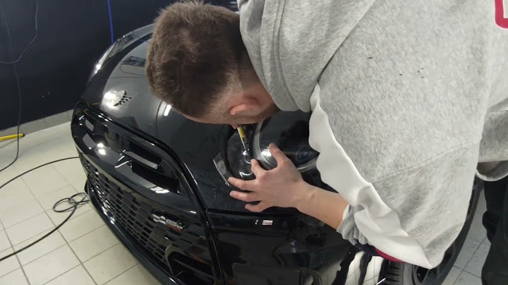 Vi mostro come mettere la pellicola PPF sui fari dell'auto !