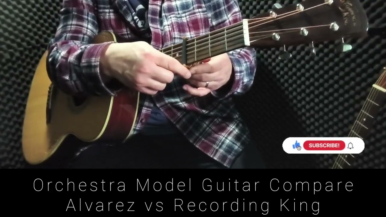 Acoustic Guitar Shootout OM Alvarez vs Recording King, One of them is All-Solid wood, Can you guess?