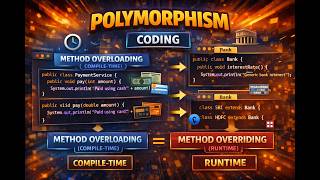 #polymorphism  in Java Explained  #method  Overloading &amp; #Overriding | Coding Example