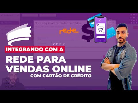 Configurando integração com a rede para vendas online com cartão de crédito