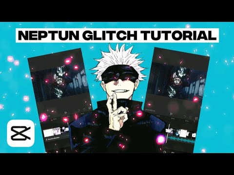 AE, AM Like Neptun Glitch Tutorial On Capcut 🔥💙